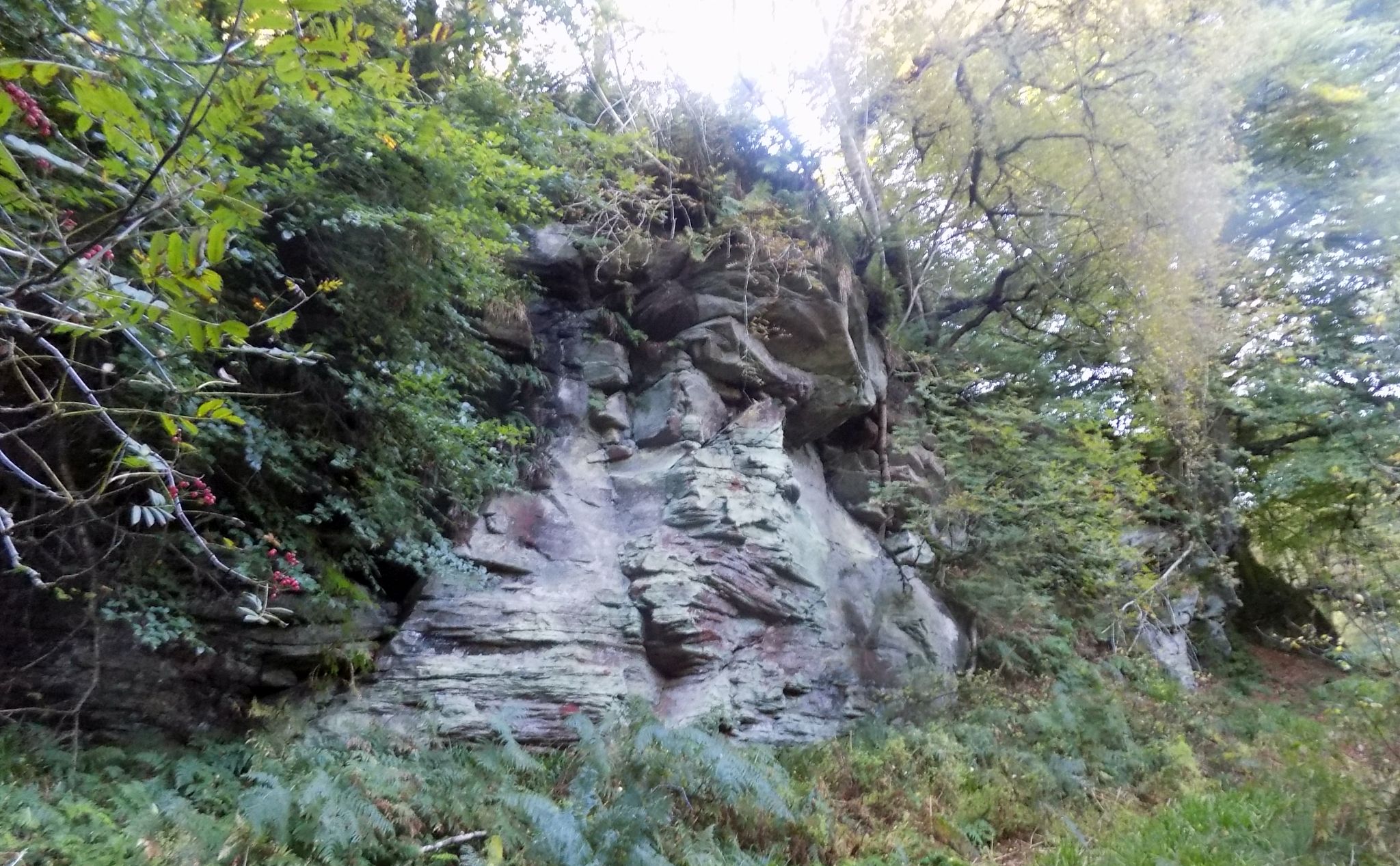 Rock Faces above Boquhan Burn