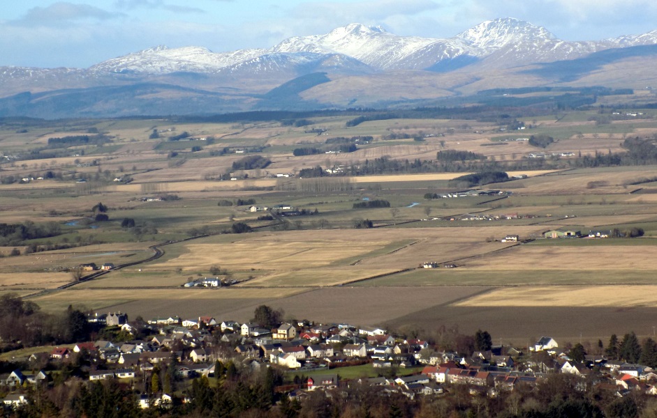 Gargunnock beneath Gargunnock Hills