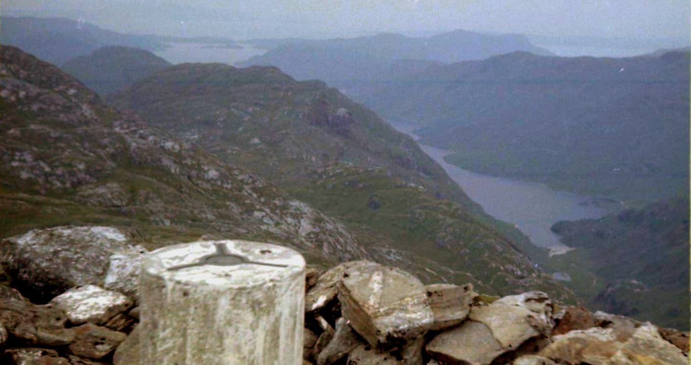 Looking west down Loch Morar from Sgurr nan Coireachan