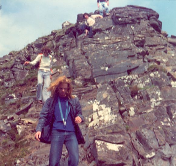 On traverse of Liathach summit ridge