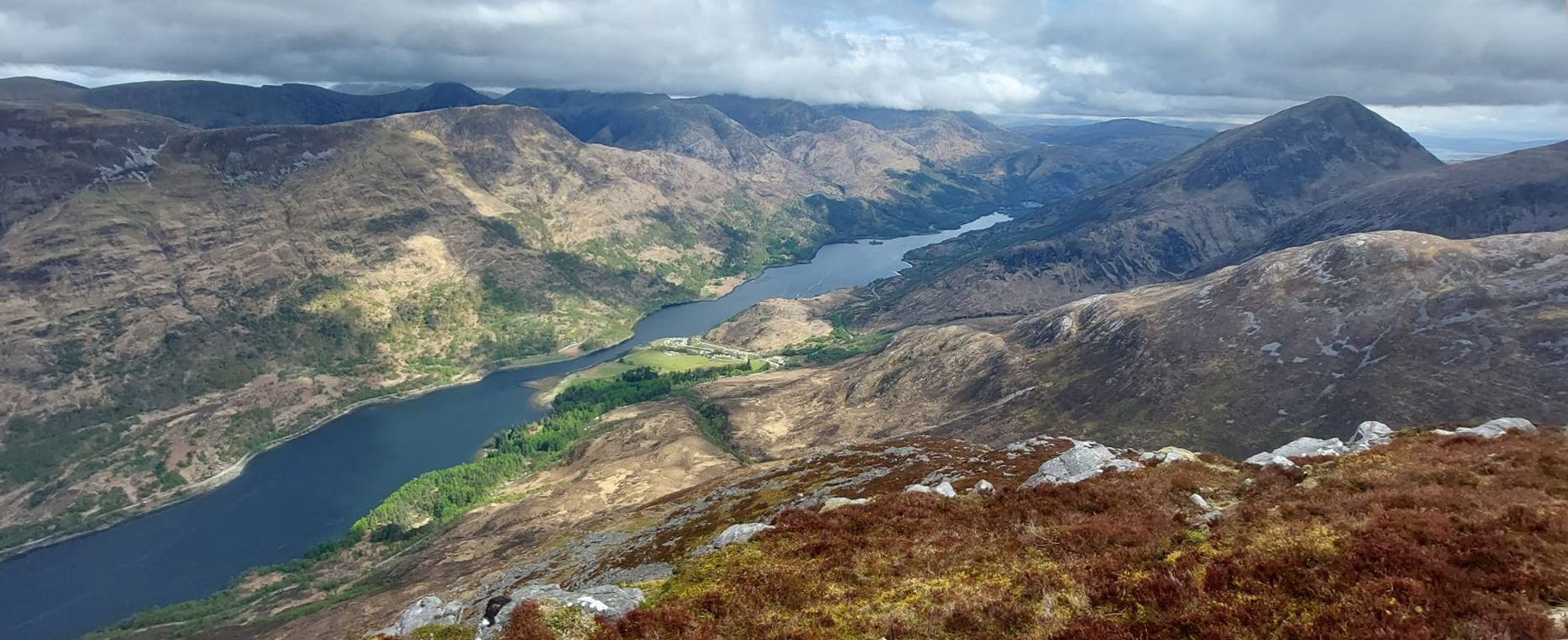 Loch Leven  and Garbh Beinn from the Pap of Glencoe