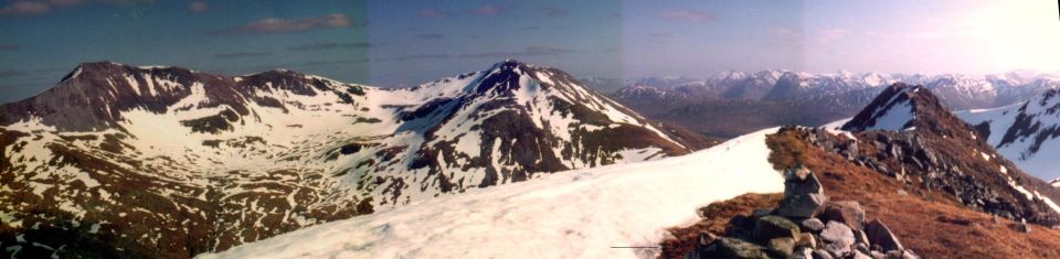 The Mamores in springtime