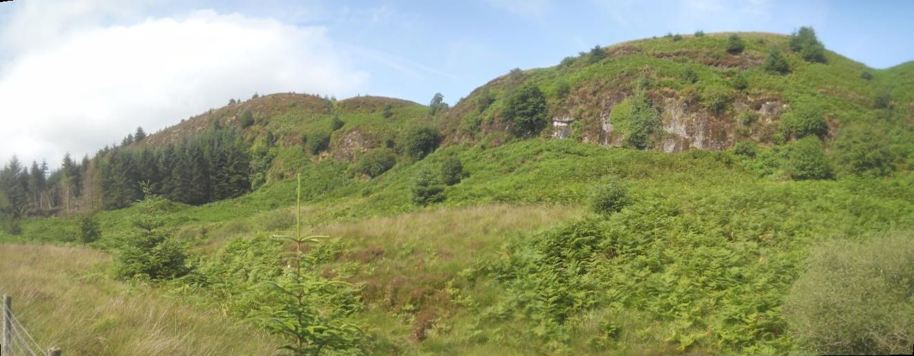 Menteith Hills above Rob Roy Way