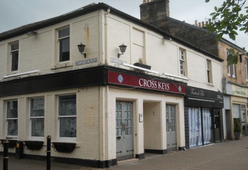 Cross Keys Public House in Milngavie Town Centre