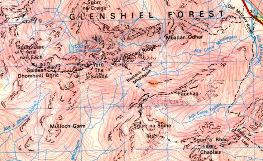 Map of The Saddle