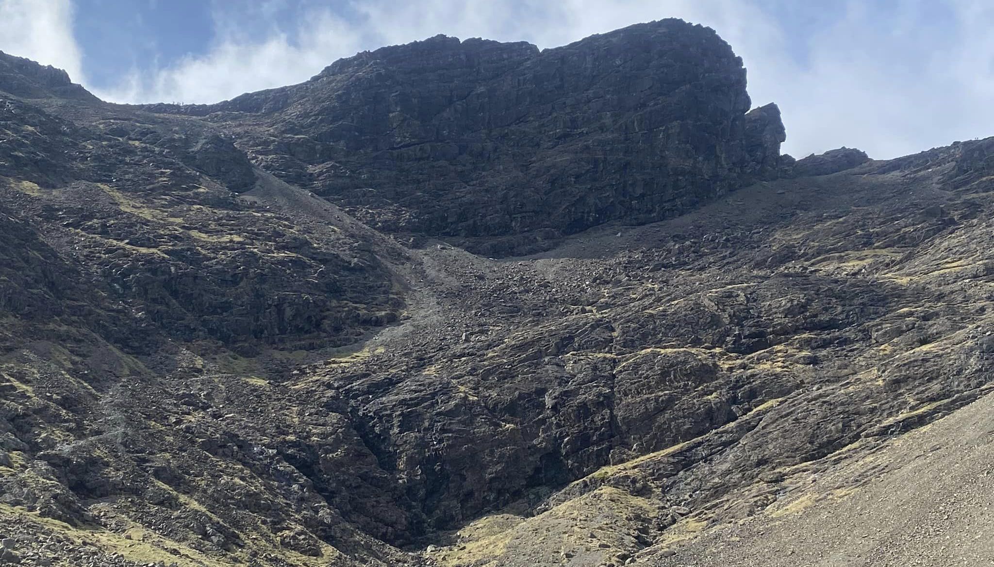 Coire Bhasteir with Am Bhasteir and the Bhasteir Tooth on the Island of Skye