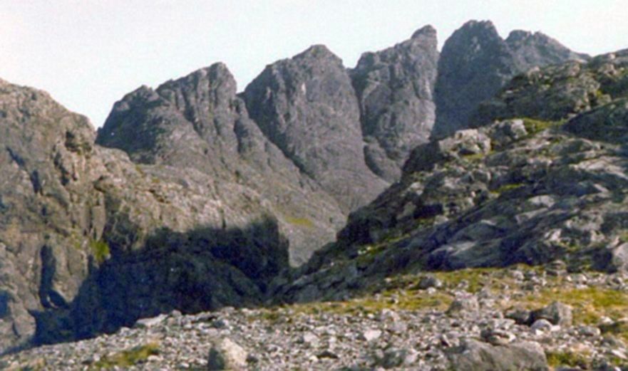 Pinnacle Ridge of Sgur nan Gillean on the Isle of Skye