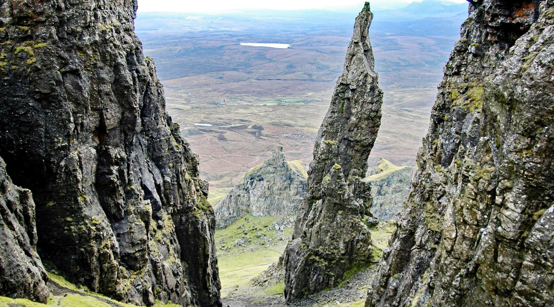 The Needle at the Quiraing on the Trotternish Ridge on the Isle of Skye