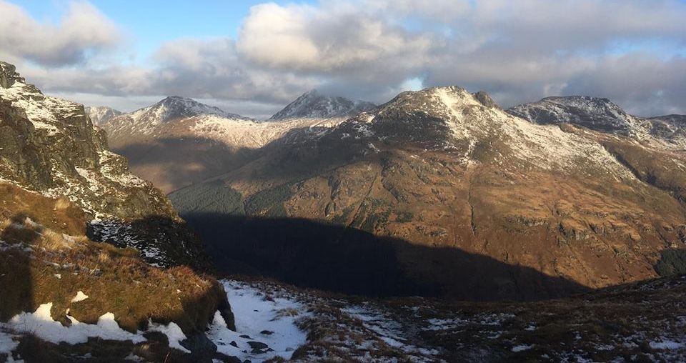 Beinn Luibhean and Ben Ime from Ben Donich