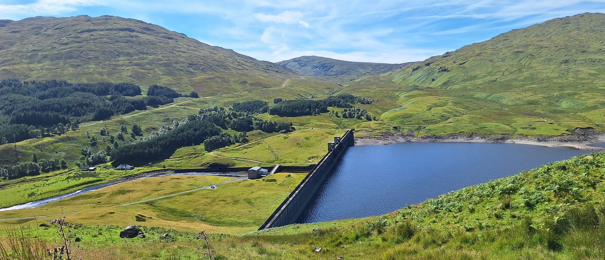 Dam on Loch Lyon