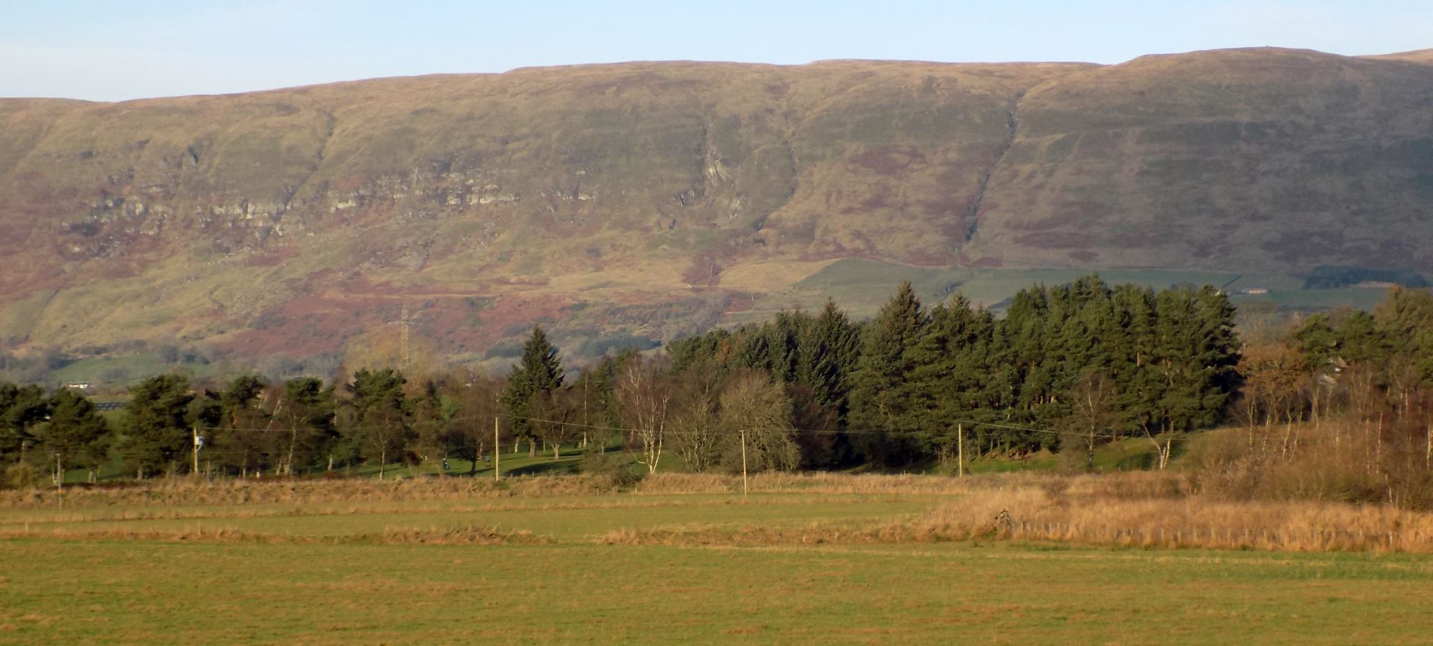 Campsie Fells from outskirts of Kirkintilloch