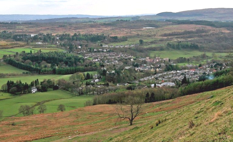 Strathblane beneath the Campsie Fells