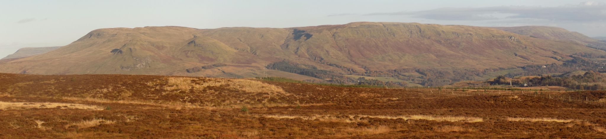 Campsie Fells from Auchineden Hill