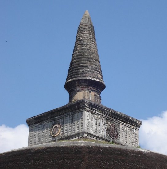 Rankot Dagoba in the ancient city of Polonnaruwa in northern Sri Lanka