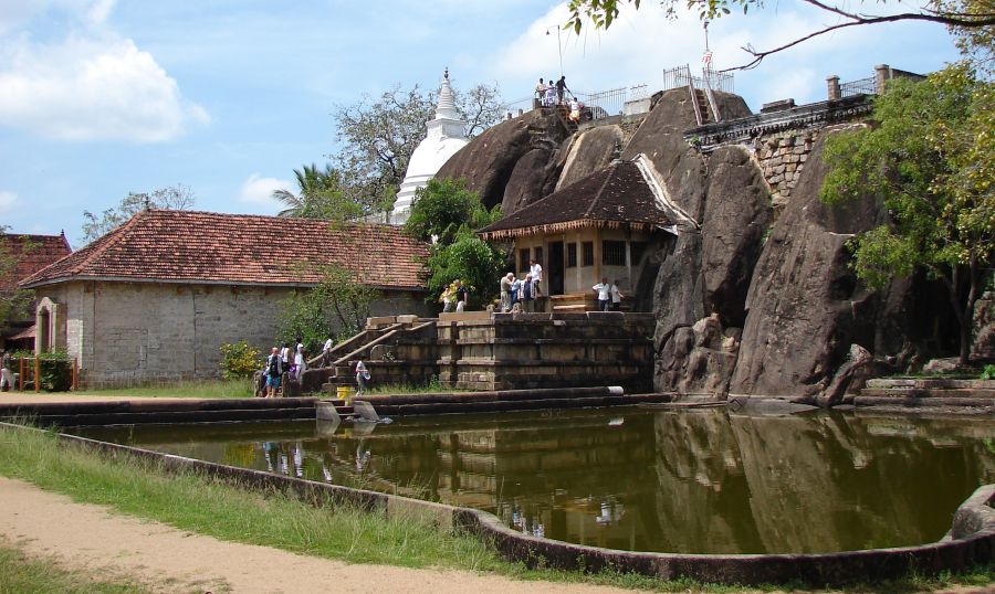 Isurumuniya Vihara rock temple in Anuradhapura