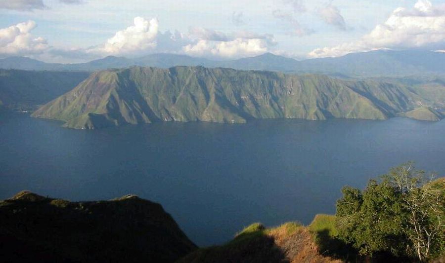 Pulau Samosir in Lake Toba, Sumatra