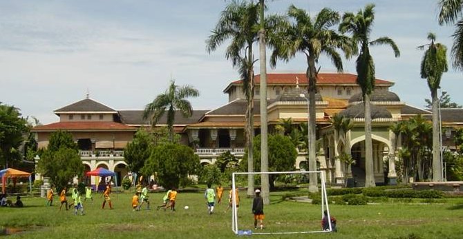 Sultan's ( Maimun ) Palace in Medan in Sumatra