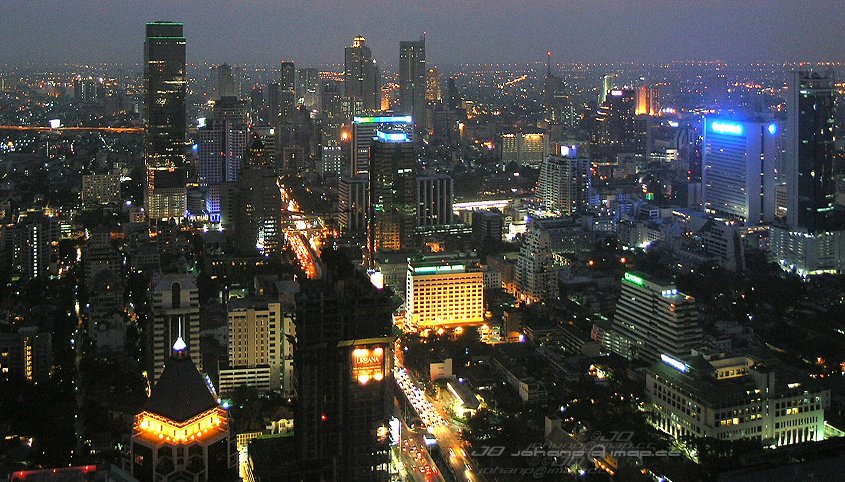 Bangkok illuminations at night