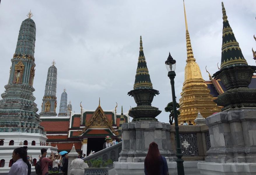 Wat Phra Kaew ( Temple of the Emerald Buddha ) in Bangkok