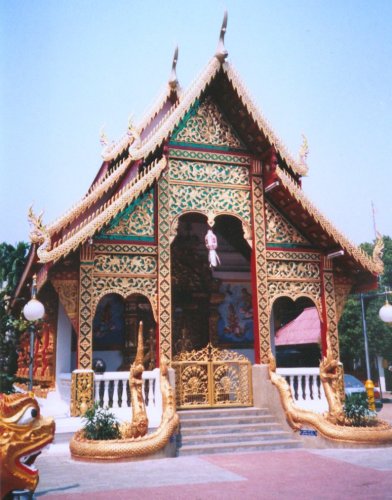 Wat in Chiang Mai in northern Thailand