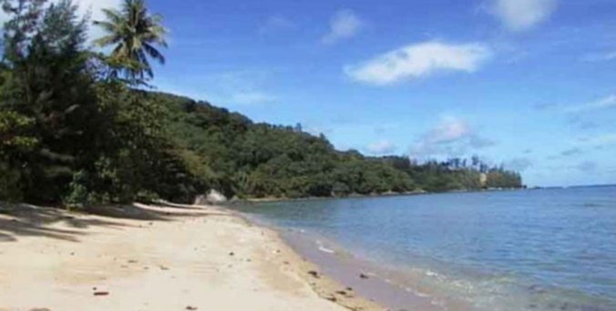 Beach at Ao Kamala on Ko Phuket in Southern Thailand