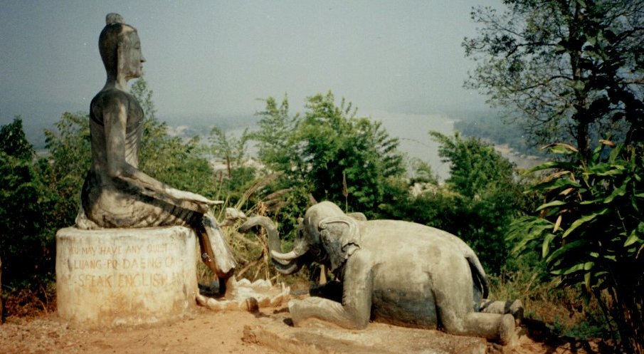 Thai Temple overlooking the Golden Triangle