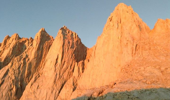 Mt. Whitney in the Sierra Nevada of California - highest mountain in the contiguous states of the USA