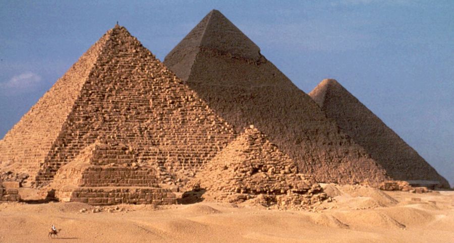 The Pyramids in Cairo - capital city of Egypt