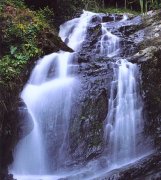 Durian Peringin waterfall on Pulau Langkawi off Peninsular Malaysia