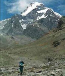 Aconcagua from Relinchos Valley