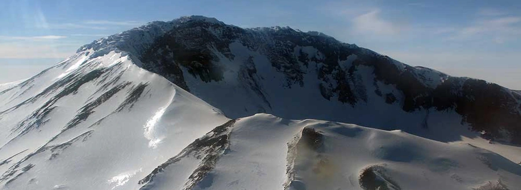 Mount Sidley - the highest volcano on the continent of Antarctica